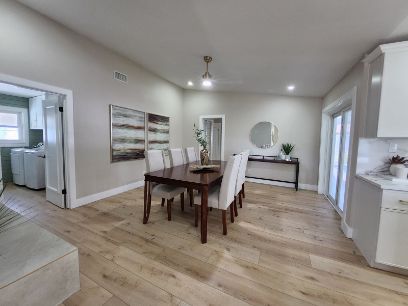 Dining room before staging