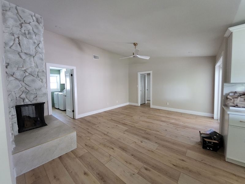 Dining room after staging