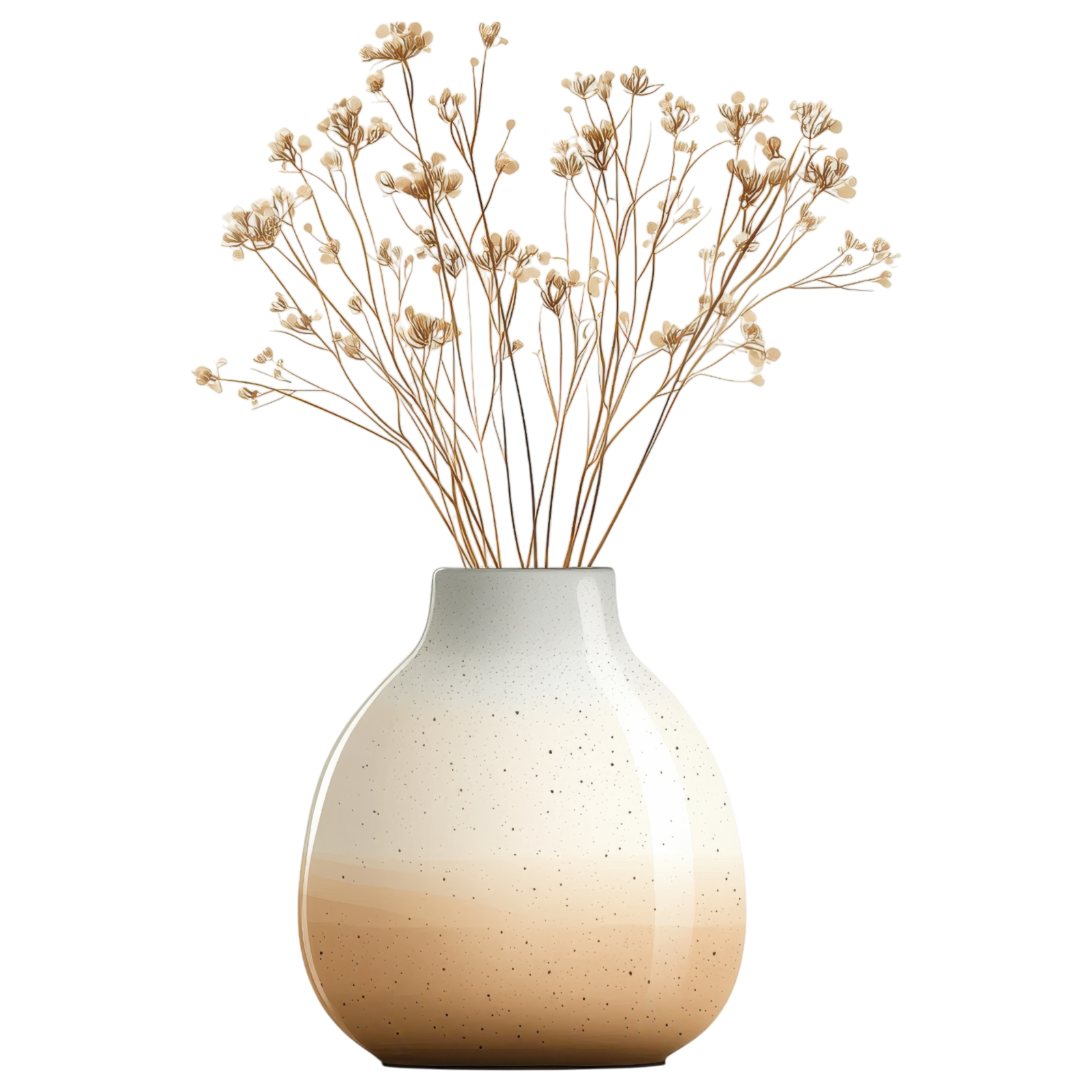 Elegant decorative vase with dried flowers - Five Starr Staging